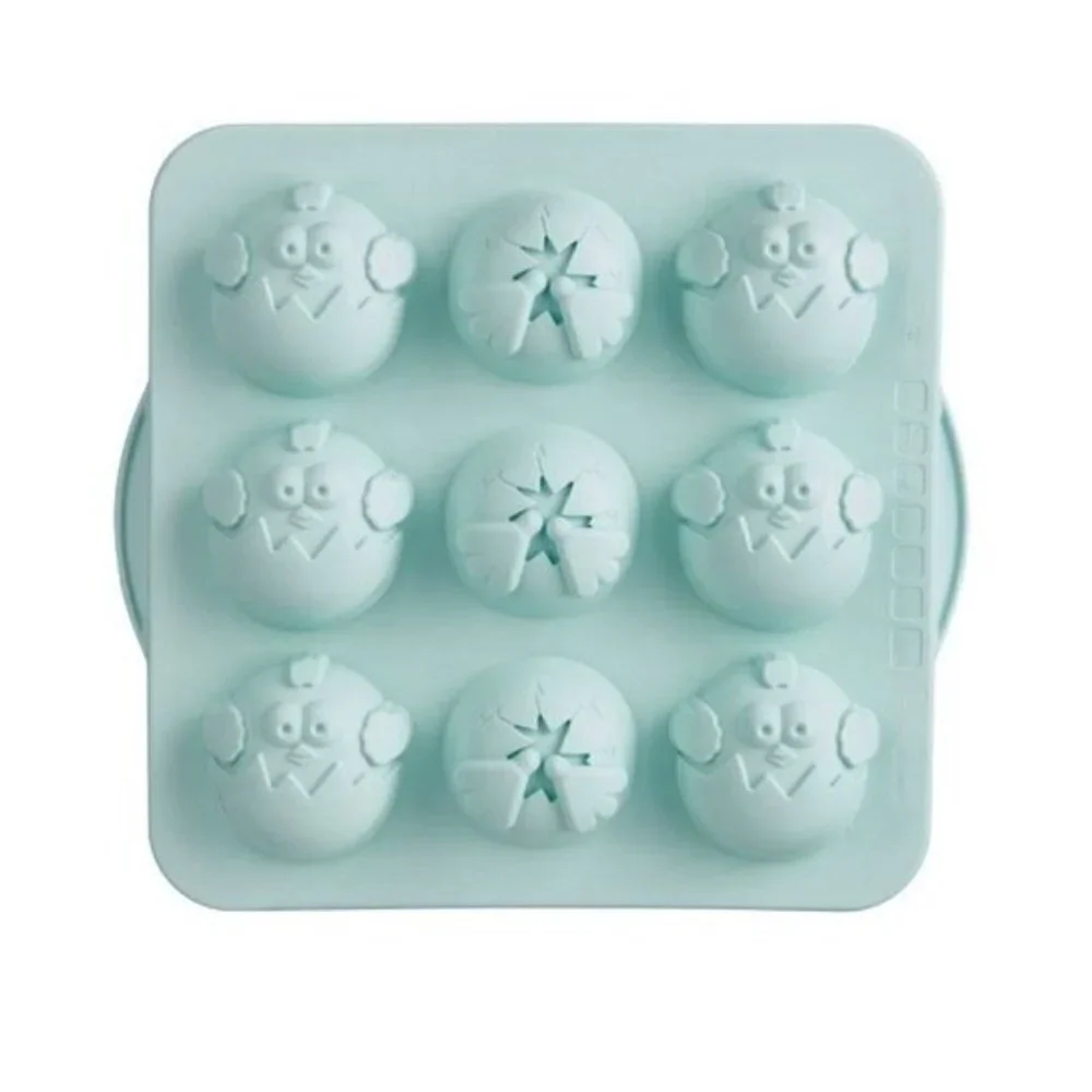 Trudeau Silicone Chicks and Eggs Cupcake Pan Easter Spring